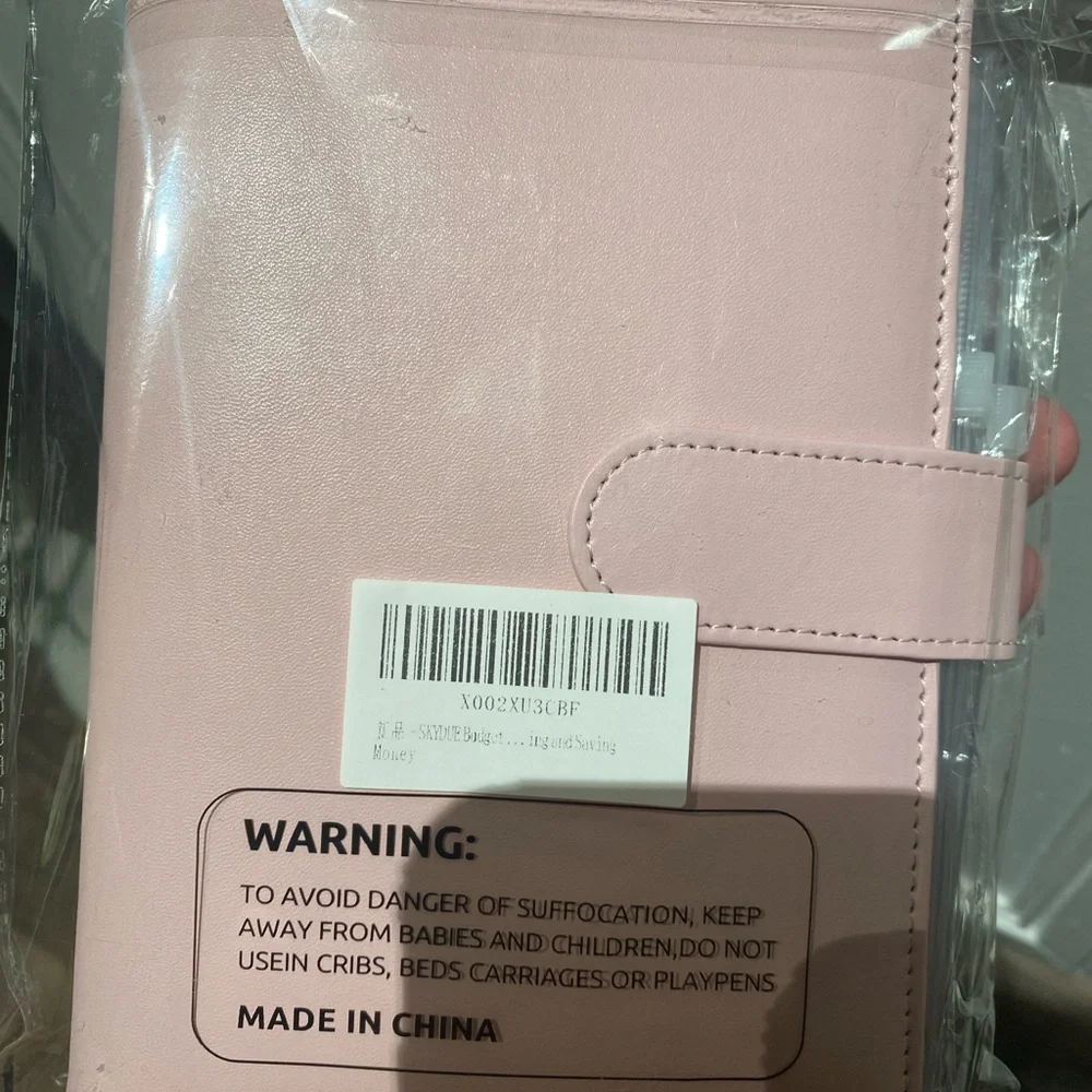 Pink Budget Binder with Cash Envelopes